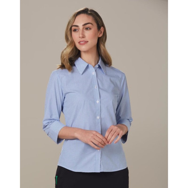 Women’s Balance Stripe 3/4 Sleeve Shirt