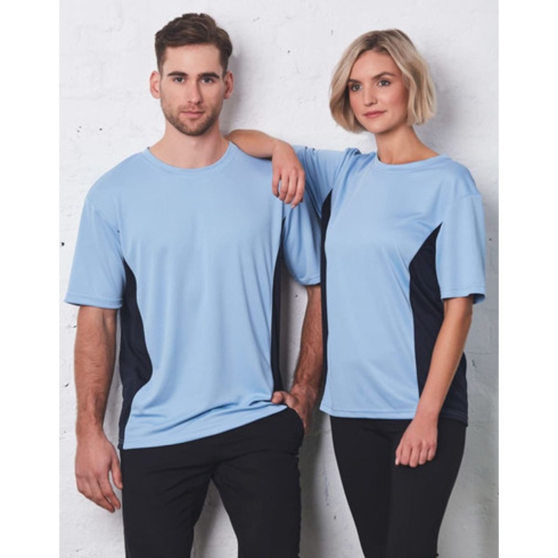 CoolDry short sleeve contrast tee