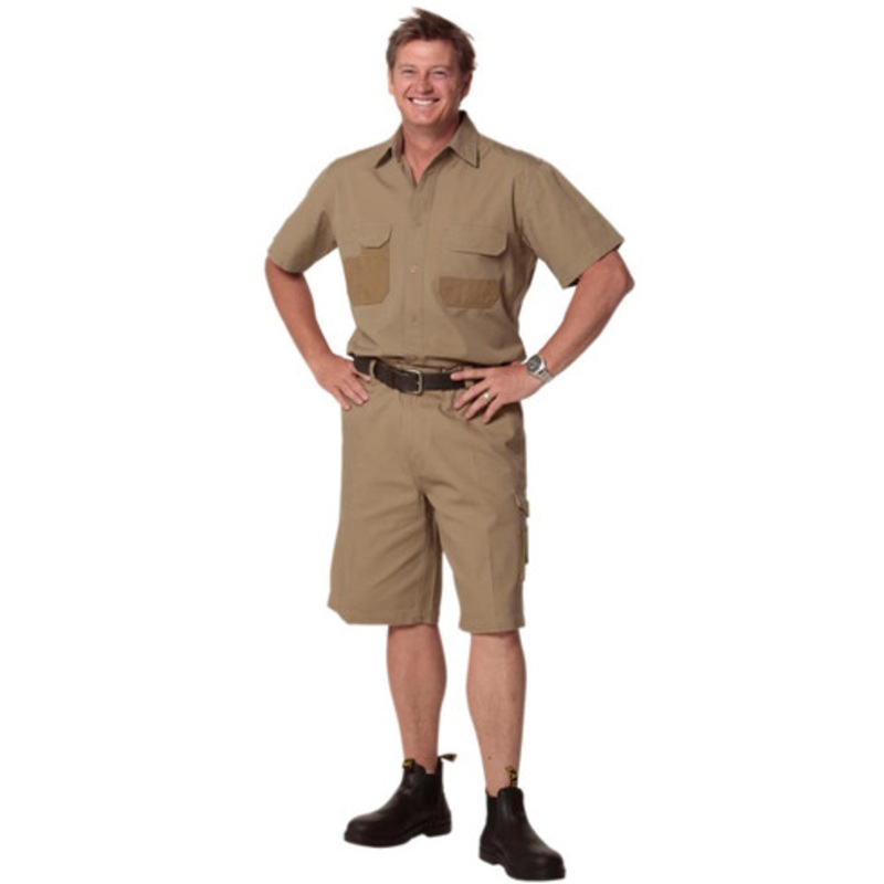 Fine Duck Weave Dura-Wear Short Sleeve Work Shirt