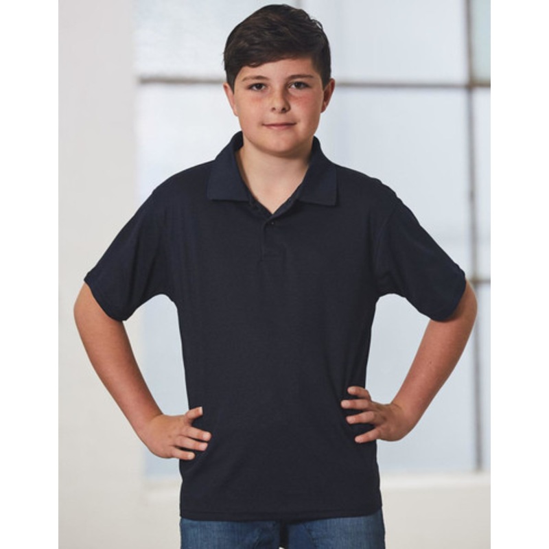 Kids’ Cooldry Pique Soild Colour S/S Polo