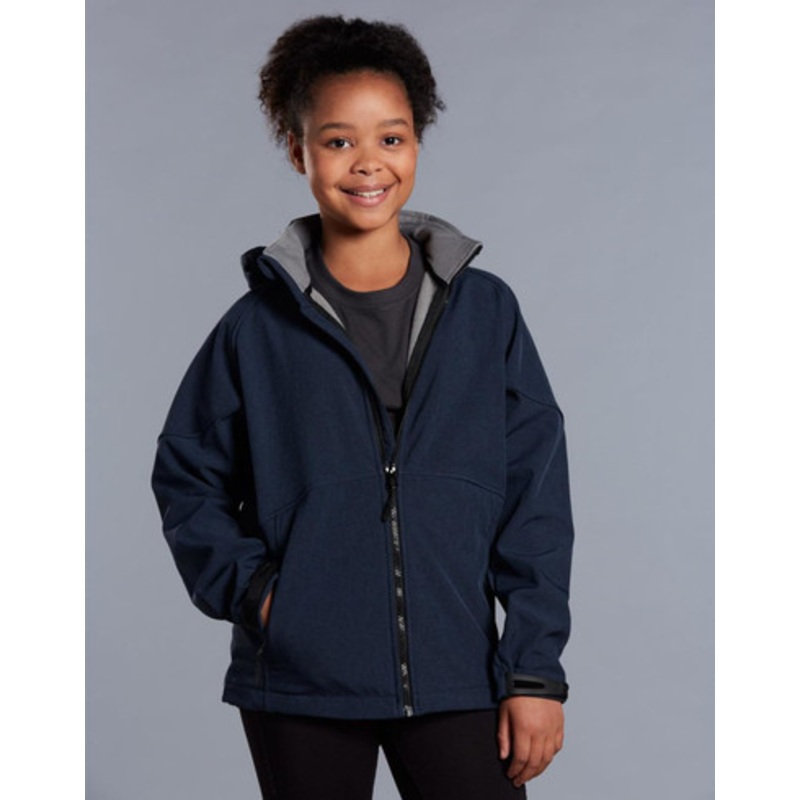 Kids’ Softshell Full Zip Hoodie