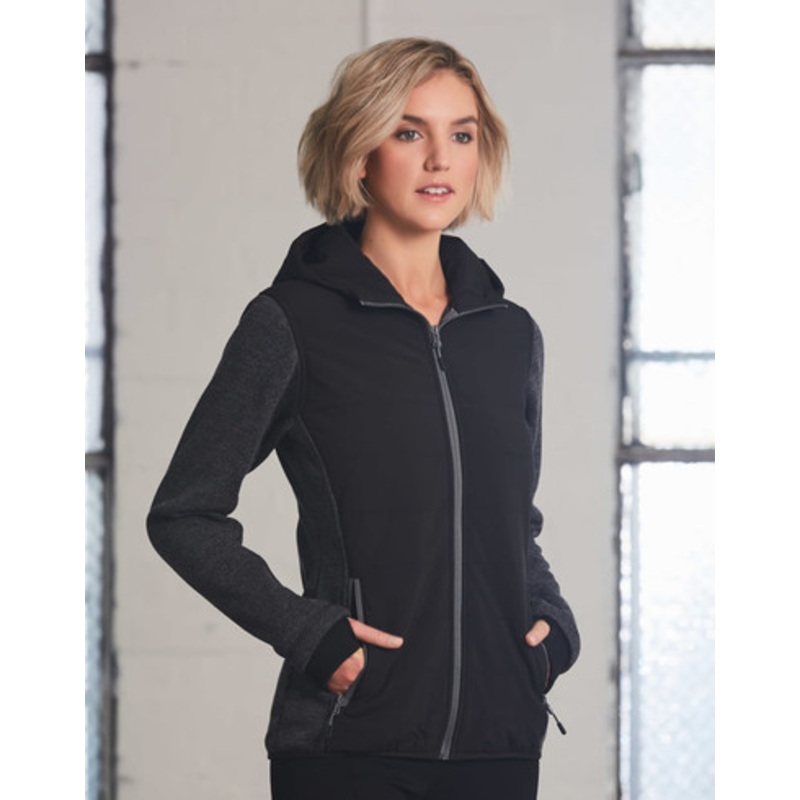Ladies’ Heather Sleeve/Quilted Body Jacket