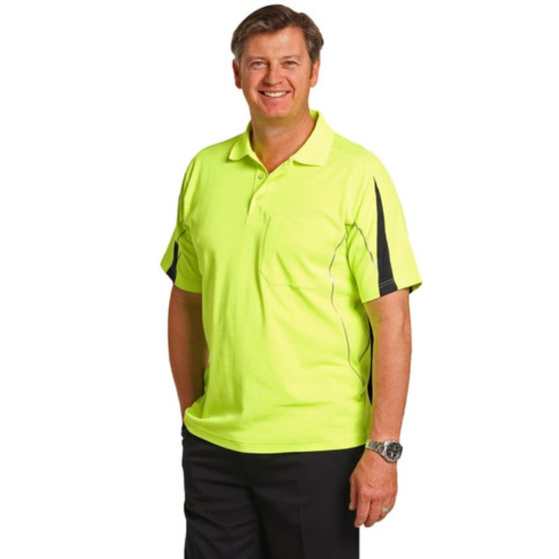 Men’s Fashion Hi-Vis S/S Polo