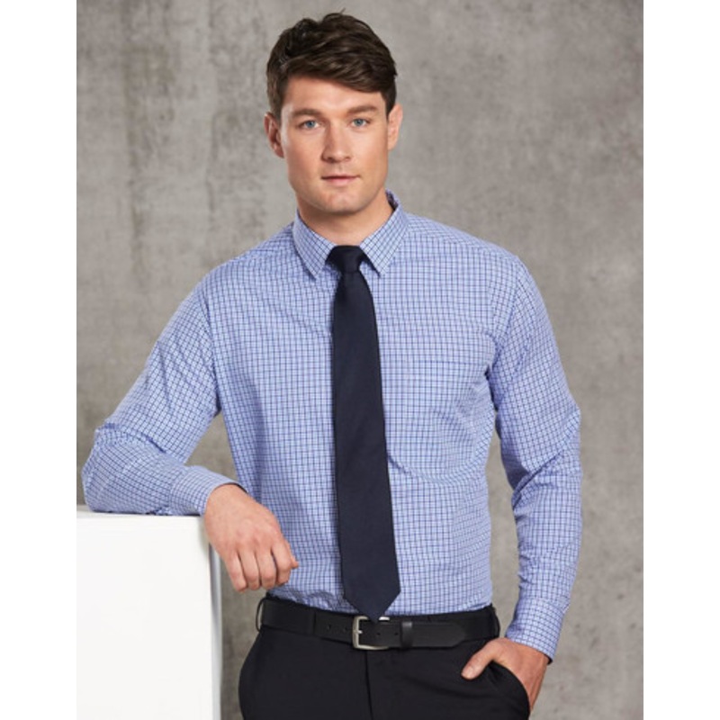 Men’s Two Tone Check L/S Shirt