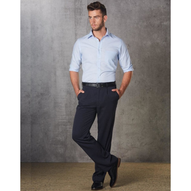 mens permananent press pants reg