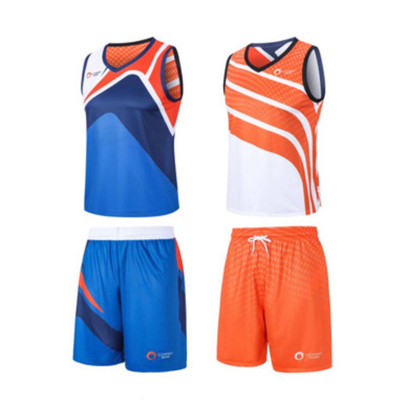 Unisex Adults 100% Polyester Sublimated Reversible Basketball Shorts