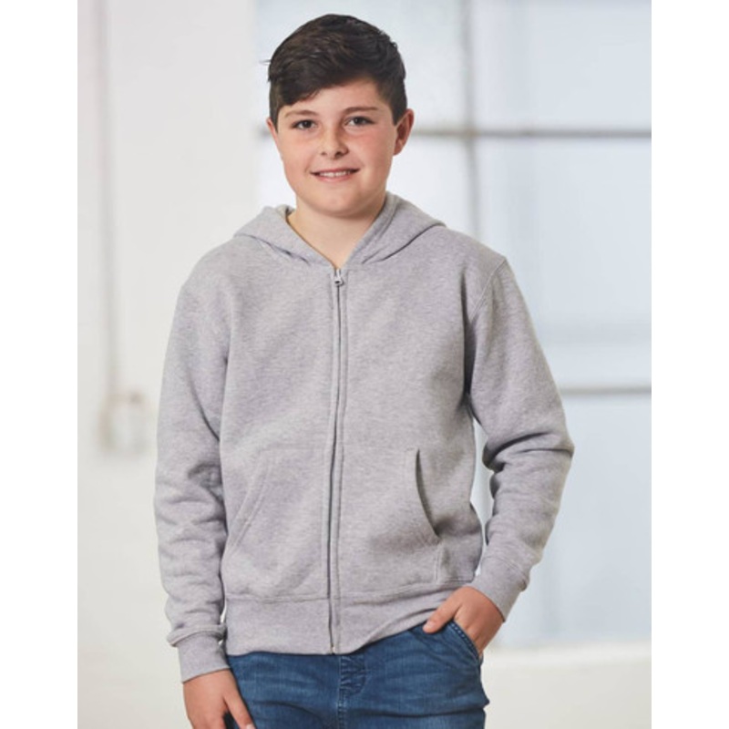 Kid’s full-zip fleecy hoodie