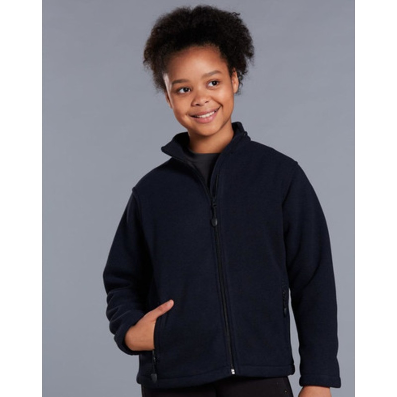 kids bonded P/F full zip jacket