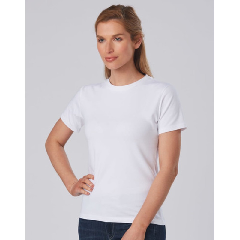 Ladies’ fitted strch tee (200gsm)