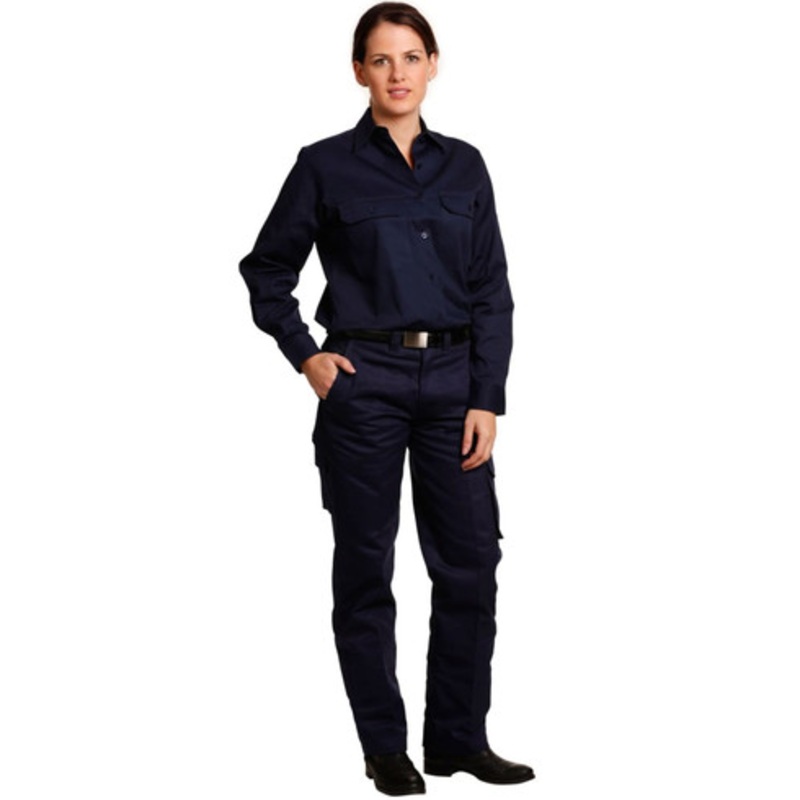 Ladies’ Heavy Cotton Pre-Shrunk Drill Pant