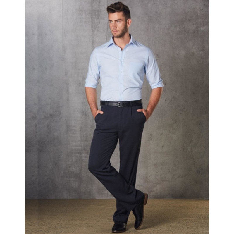 mens permananent press pants st