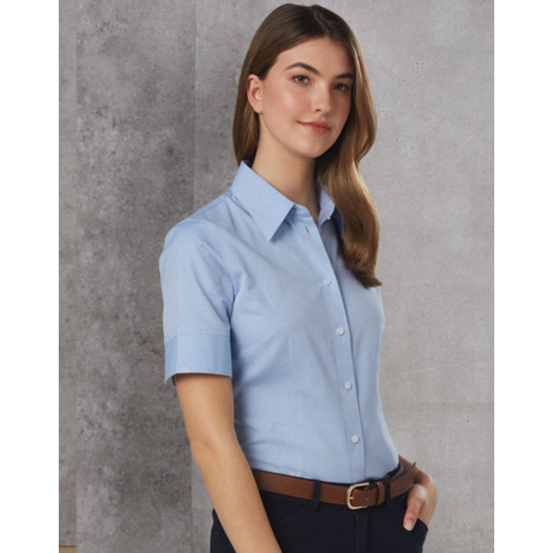 Women’s CVC Oxford S/S Shirt