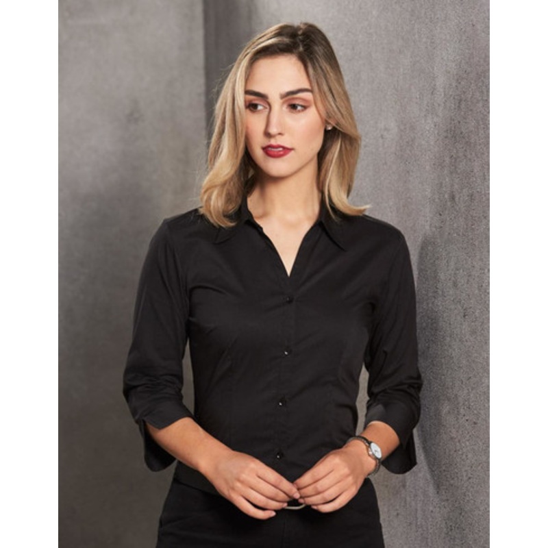 Women’s Teflon Executive 3/4 Sleeve Shirt