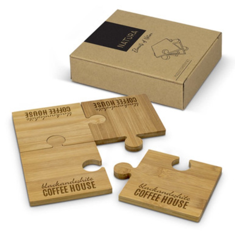 NATURA Puzzle Coaster – Set of 4