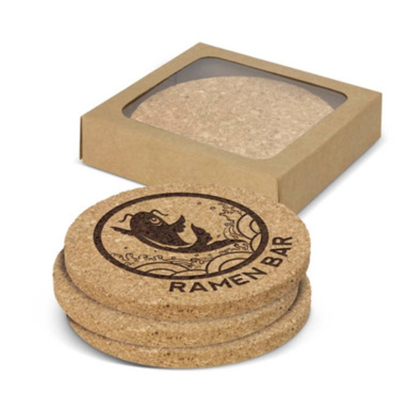 Oakridge Cork Coaster Round – Set of 4