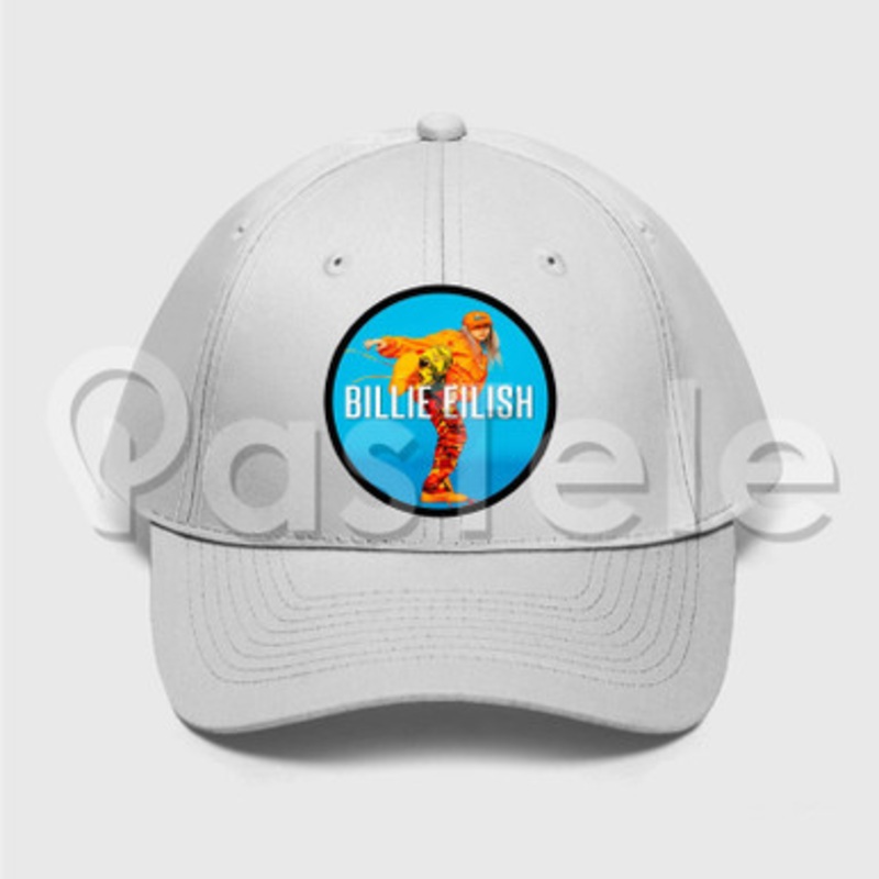 Billie Eilish Hostage Custom Unisex Twill Hat Embroidered Cap Black White