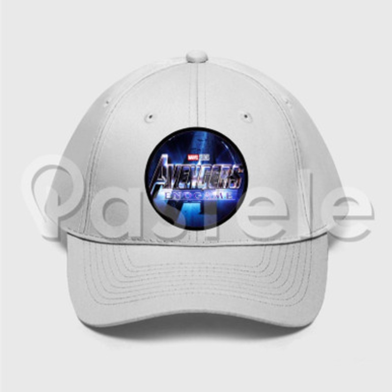 Avengers Endgame Custom Unisex Twill Hat Embroidered Cap Black White