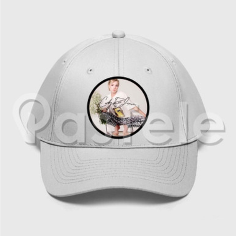 Carly Rae Jepsen Custom Unisex Twill Hat Embroidered Cap Black White