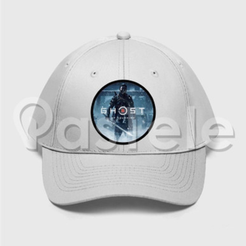 Ghost of Tsushima Custom Unisex Twill Hat Embroidered Cap Black White
