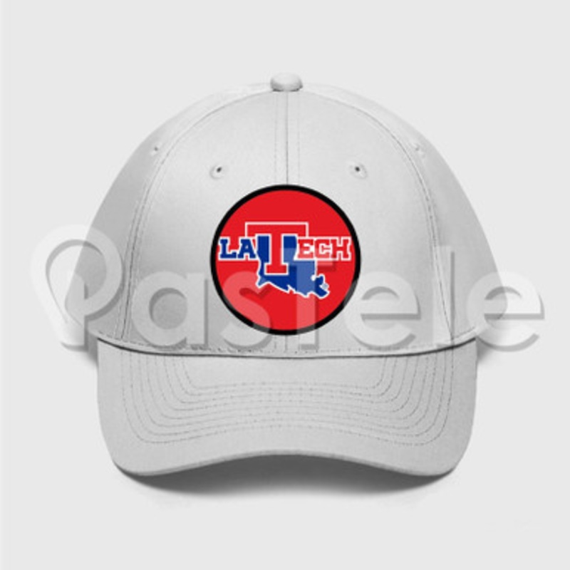 Louisiana Tech Bulldogs Custom Unisex Twill Hat Embroidered Cap Black White