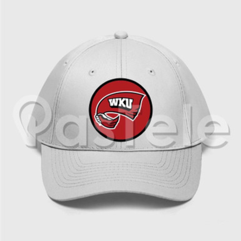 Western Kentucky Hilltoppers Custom Unisex Twill Hat Embroidered Cap Black White
