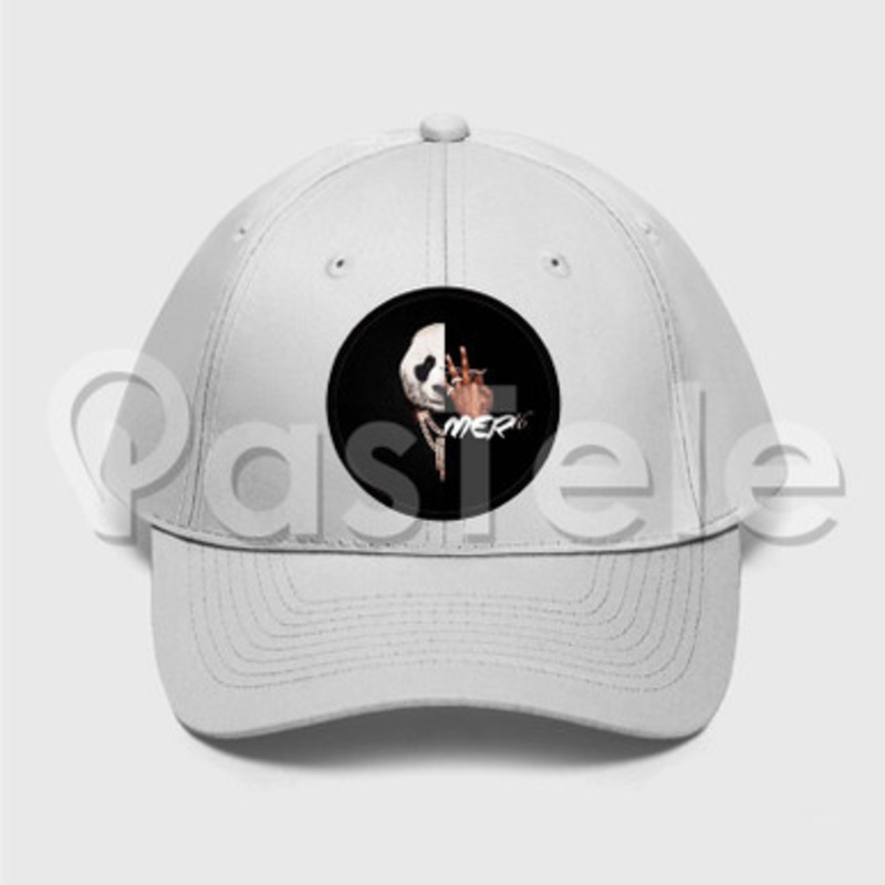 Meek Mill Panda Rap Custom Unisex Twill Hat Embroidered Cap