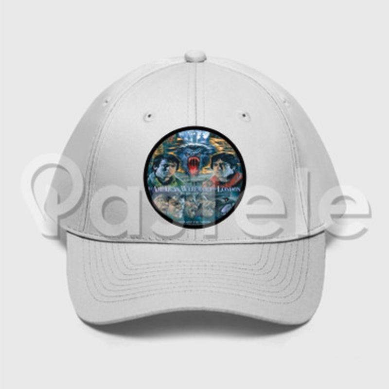 An American Werewolf In Paris Custom Unisex Twill Hat Embroidered Cap Snapback