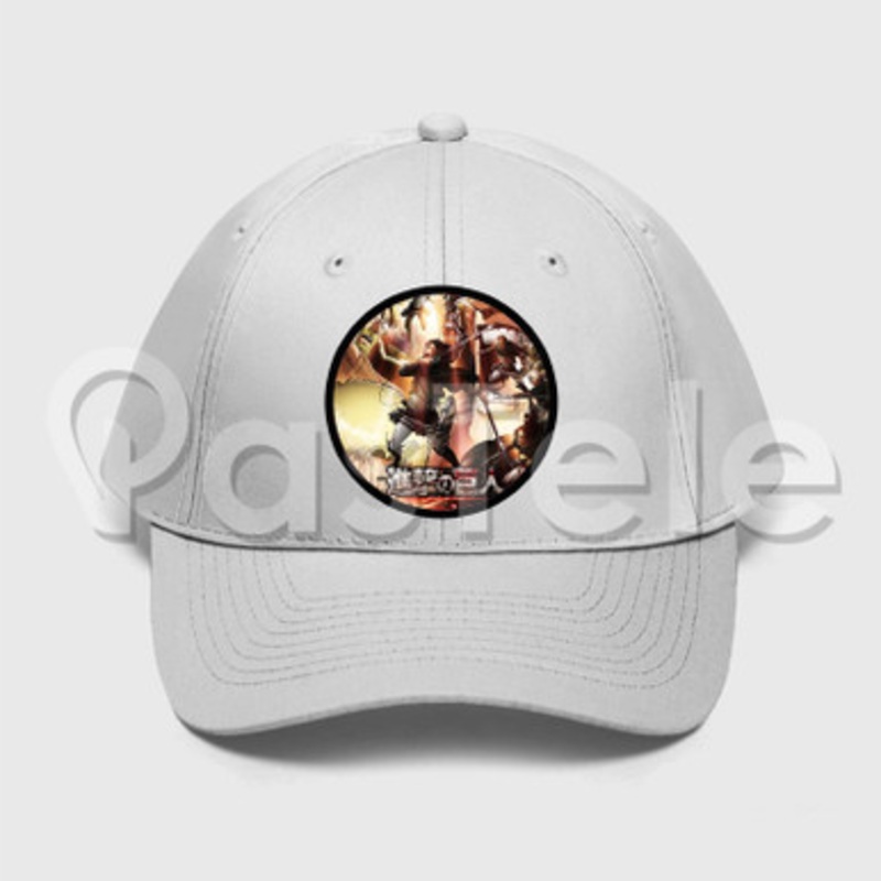 Attack On Titan Season 3 3 Custom Unisex Twill Hat Embroidered Cap Snapback