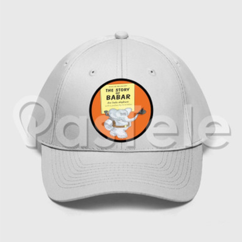 Babar The Elephant Custom Unisex Twill Hat Embroidered Cap Snapback