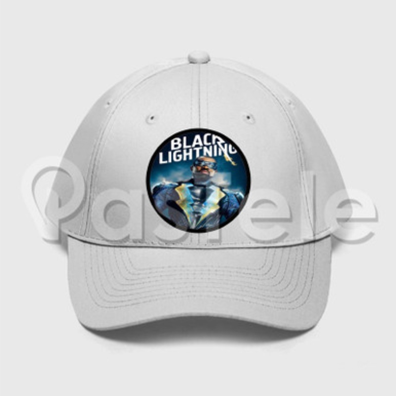 Black Lightning Custom Unisex Twill Hat Embroidered Cap Snapback