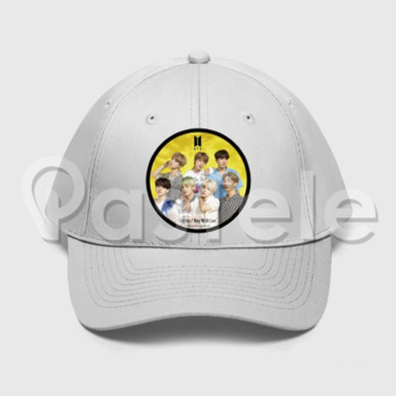 Bts Lights Boy With Luv Custom Unisex Twill Hat Embroidered Cap Snapback