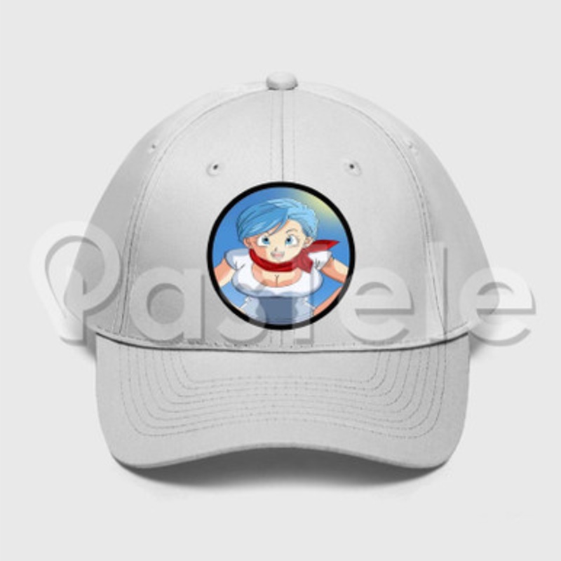 Bulma Dragon Ball Custom Unisex Twill Hat Embroidered Cap Snapback