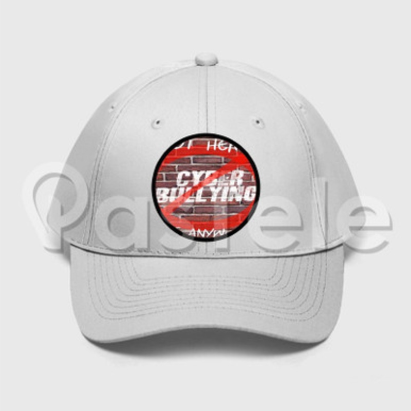 cyberbullying Custom Unisex Twill Hat Embroidered Cap Snapback