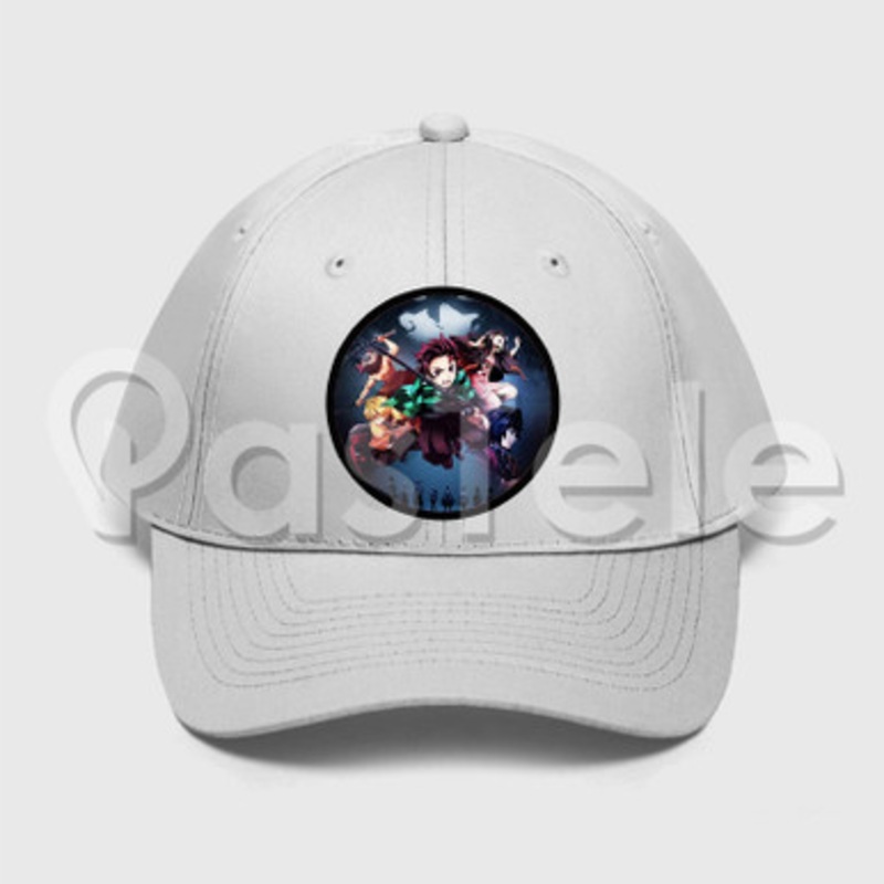 Demon Slayer Kimetsu no Yaiba Custom Unisex Twill Hat Embroidered Cap Snapback