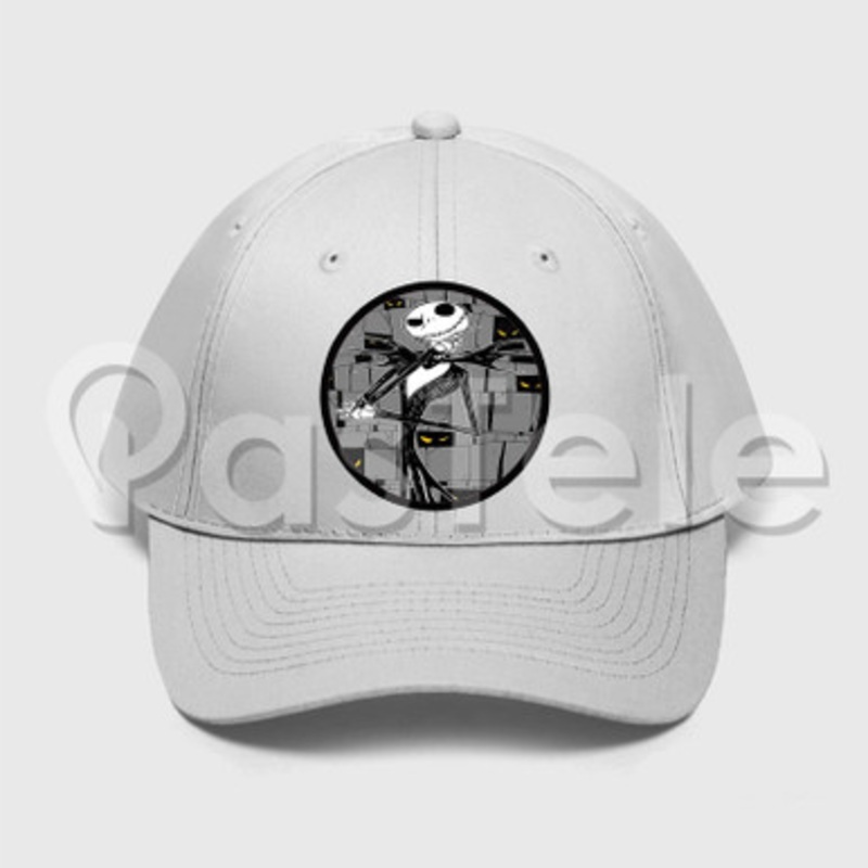 Disney Tim Burton s The Nightmare Before Christmas Custom Unisex Twill Hat Embroidered Cap Snapback