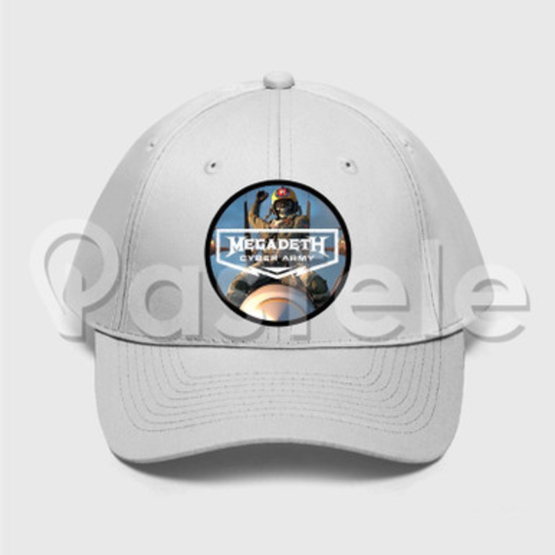 megadeth cyber army Custom Unisex Twill Hat Embroidered Cap