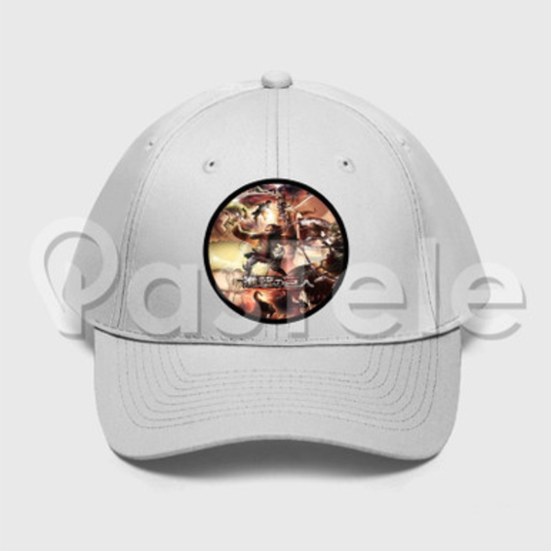 Attack On Titan Season 3 2 Custom Unisex Twill Hat Embroidered Cap Snapback