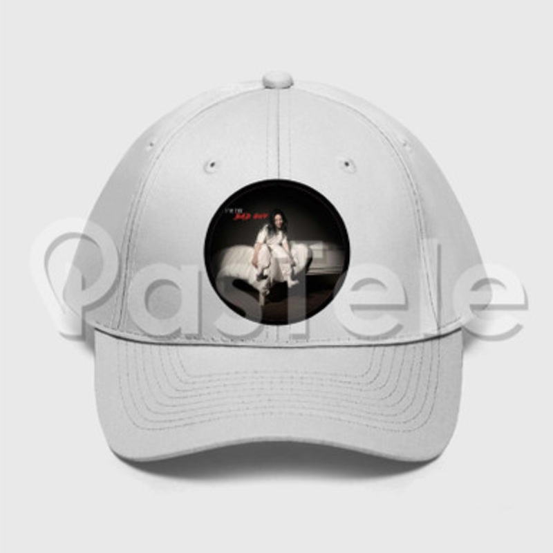 Billie Eilish bad guy Custom Unisex Twill Hat Embroidered Cap Snapback