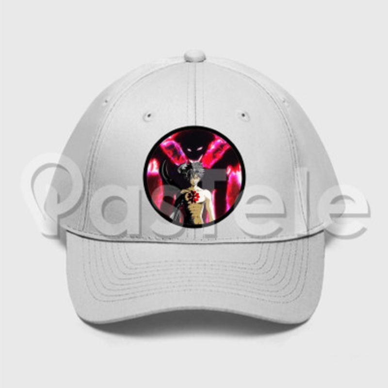 Black Clover Custom Unisex Twill Hat Embroidered Cap Snapback