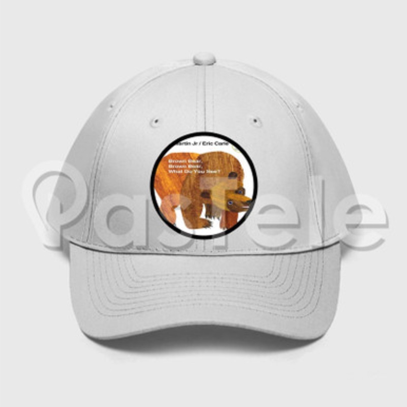 Brown Bear Brown Bear Custom Unisex Twill Hat Embroidered Cap Snapback