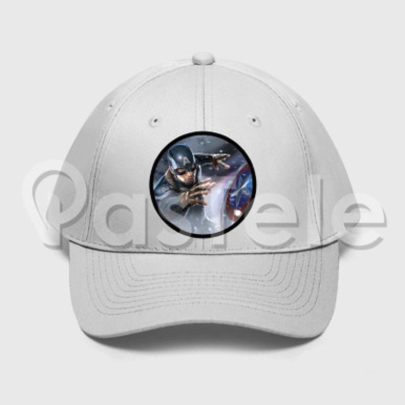 captain america Custom Unisex Twill Hat Embroidered Cap Snapback