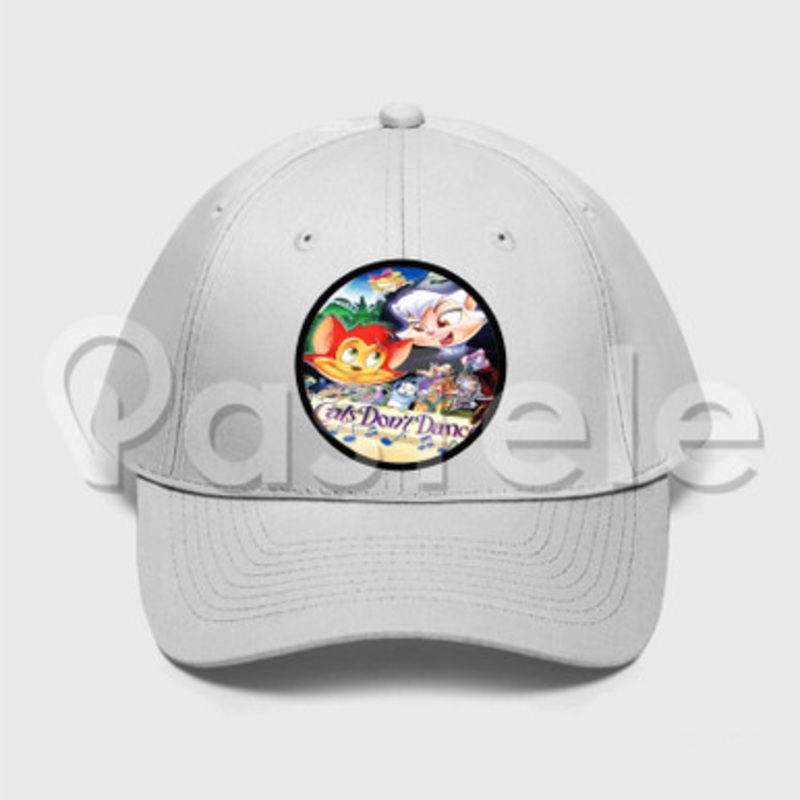 Cats Don t Dance Custom Unisex Twill Hat Embroidered Cap Snapback