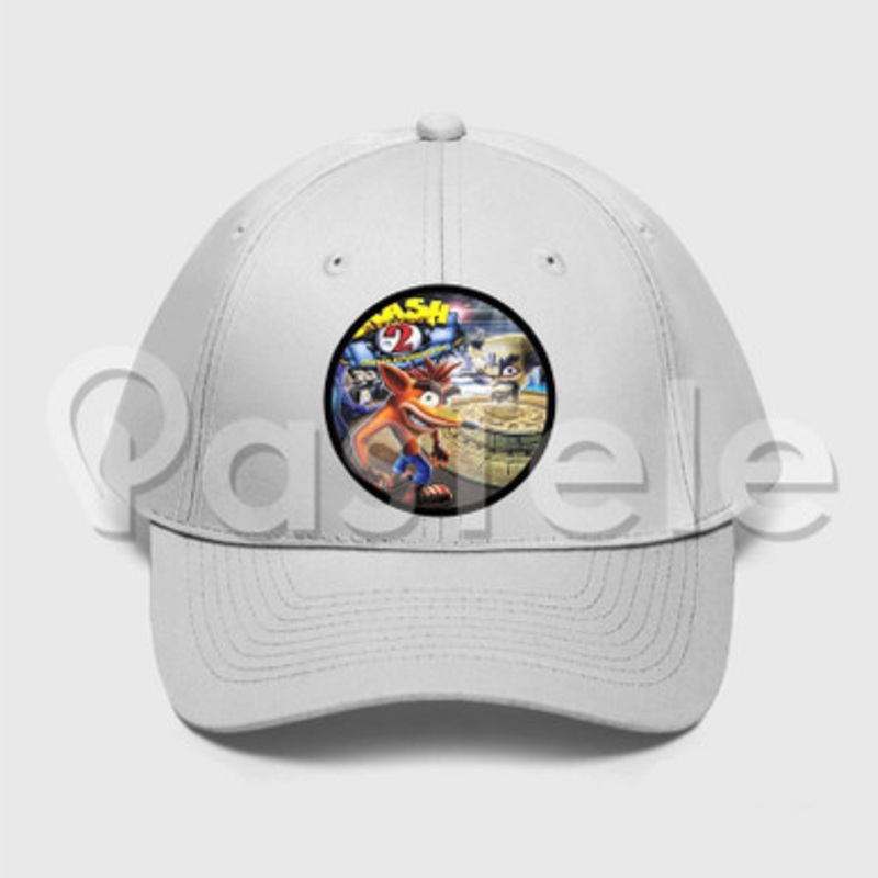 Crash Bandicoot 2 Custom Unisex Twill Hat Embroidered Cap Snapback