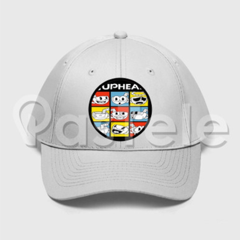 Cuphead 2 Custom Unisex Twill Hat Embroidered Cap Snapback