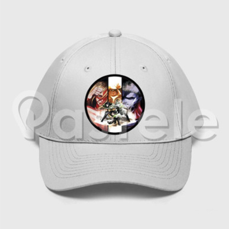Attack On Titan Season 3 Custom Unisex Twill Hat Embroidered Cap Snapback