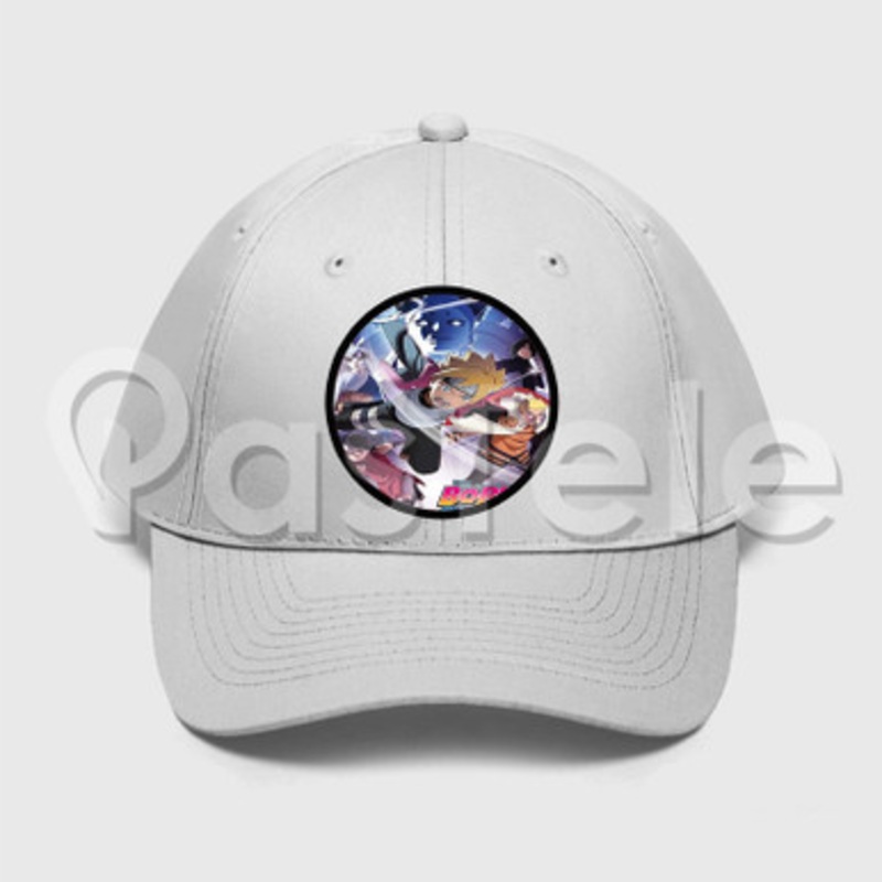 Boruto Naruto Next Generations Anime Custom Unisex Twill Hat Embroidered Cap Snapback