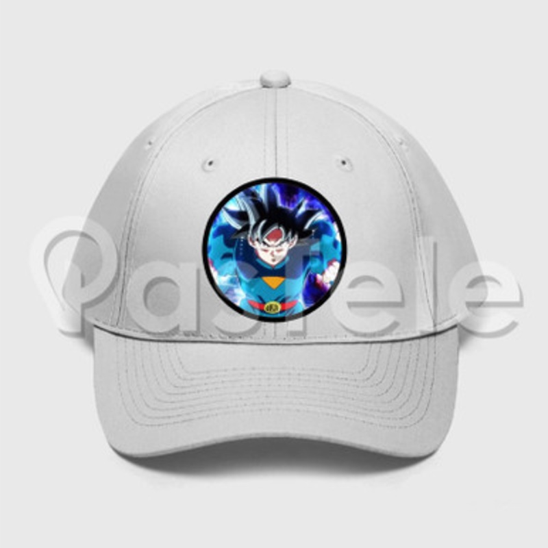 Goku Ultra Instinct Dragon Ball Heroes Custom Unisex Twill Hat Embroidered Cap Snapback