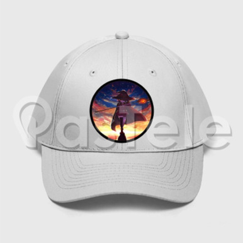 Megumin Konosuba Custom Unisex Twill Hat Embroidered Cap Snapback