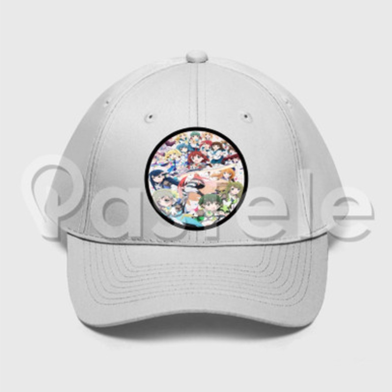 Battle Girl High School Custom Unisex Twill Hat Embroidered Cap Snapback