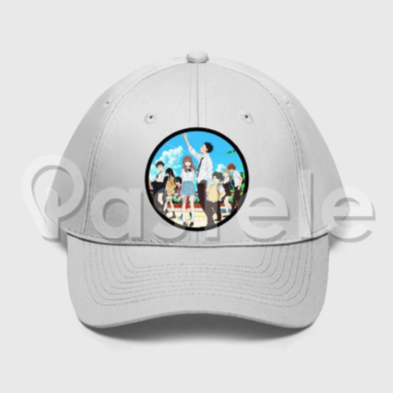 A Silent Voice Custom Unisex Twill Hat Embroidered Cap Snapback